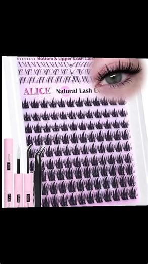 ALICE Natural Anime Eyelash Clusters Kit Review
