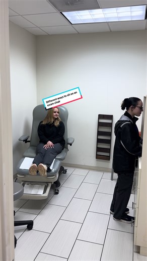 Unique Ways to Sit on an Exam Table