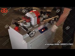 Wood Round Rod Milling Machine|Wood Stick Rounding Machine Video