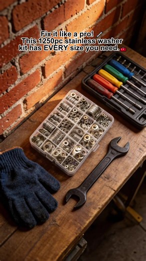 304 Stainless Steel Flat Washers Assortment Kit