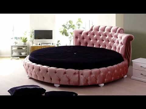 Cool round bed design ideas for bedroom I modern style round beds ideas, best bed designs