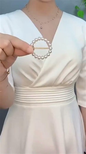 Cute Shirt Ribbon Bow Tutorial 🎀 Elegant Minimal Autumn Outfit #shorts