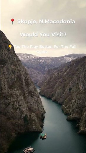 Matka Canyon Skopje 🇲🇰 Epic Drone View | Deepest Canyon in North Macedonia