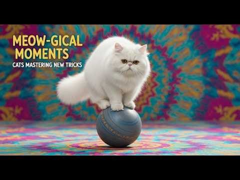 🐱✨ MEOW GICAL MOMENTS CATS MASTERING NEW TRICKS