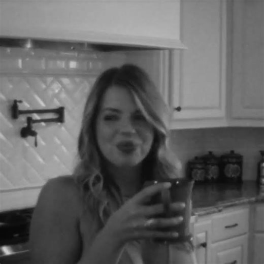 Natalie drinking Coffee