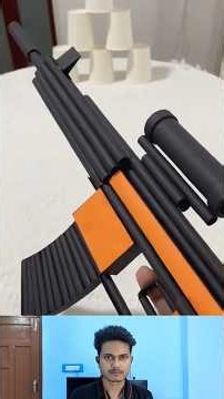 AK-47 Full Tutorial Videos ep-188 || Paper Gun || #toys #craft #warzone #diy