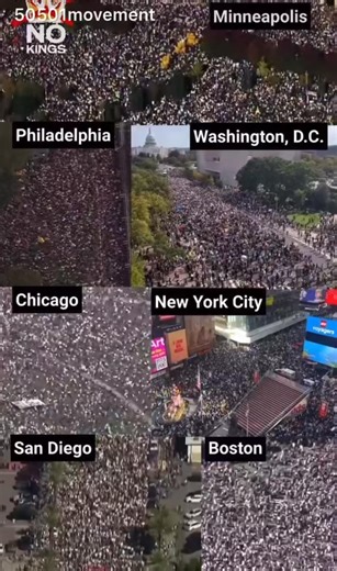 226K views · 15K reactions | THE LARGEST SINGLE DAY OF PROTESTS IN AMERICAN HISTORY  Shoutout to Donald for making this possible   7+ million protesters  2,700+ cities  24+ countries *THIS* IS WHAT DEMOCRACY LOOKS LIKE  : AP | Christina Lorey | Facebook