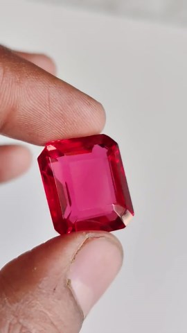 Natural Burmese Red Ruby 40 Ct - AAA Grade Loose Gemstone - Octagon Cut for Custom Jewelry - July Birthstone Investment Gem - Etsy