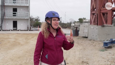 Watch: Researchers at UC San Diego tested a 10-story building on an earthquake simulator