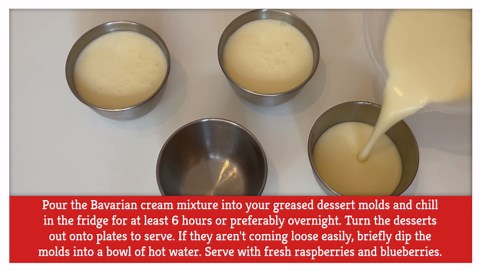 Bavarian Cream And Berries Recipe