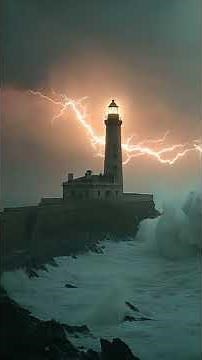 12 Powerful Ocean Storm Moments | Thunder crashes, giant waves & lightning | Storm Shorts Mix