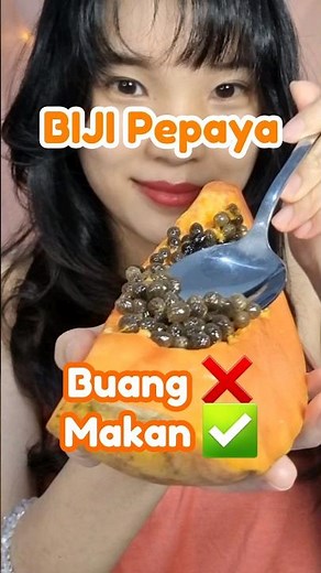 Benefits of Eating Papaya Seeds 🧡 #papaya #eat