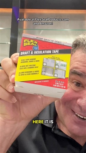 PREP FOR WINTER WITH FLEX SEAL DRAFT TAPE TODAY! Watch the full commercial on our YouTube channel #FlexSeal #DraftTape #Winter | Flex Seal