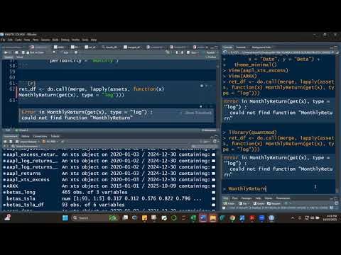 FINLYTS K33 Oct 10, 2025 Fama French 3 Factor Model