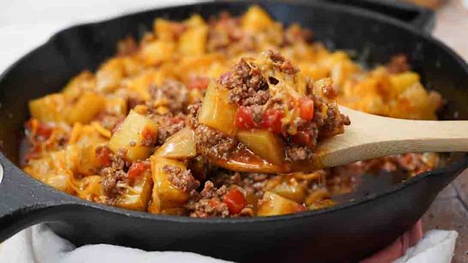Cheesy Taco Potatoes Recipe