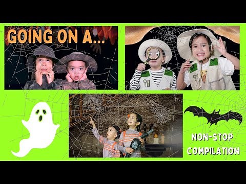 Non-Stop Compilation Going on a Ghost Hunt | Turkey Hunt | Bat Hunt | Kids Songs with Sia and Elias