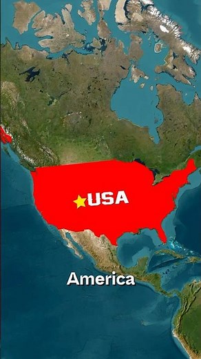 Usa Of Each Continent #unitedstates #europe #russia #australia #southamerica #brazil #map #geography