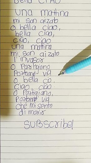 ✨ Bella Ciao Lyrics | Italian Revolutionary Song | Trending Lyrics Video