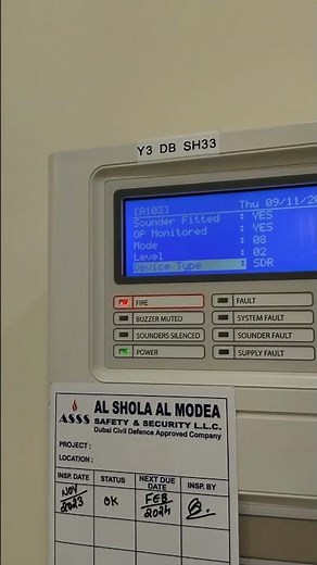 Manual Call Point Activation || Honeywell Fire Alarm Panel