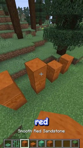 how to build a RED SANDSTONE and COPPER WALL!! update 1.21 #shorts #minecraftbuilds #minecraft