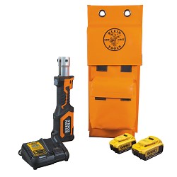 Battery-Operated Cutter/Crimper, No Heads, 4 Ah - BAT207T134H | Klein Tools