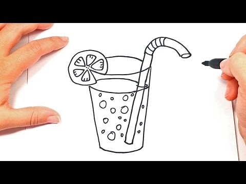 Cómo dibujar un Vaso paso a paso | Dibujo fácil de Vaso