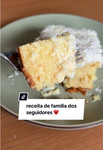 Receita de Bolo de Laranja da Família