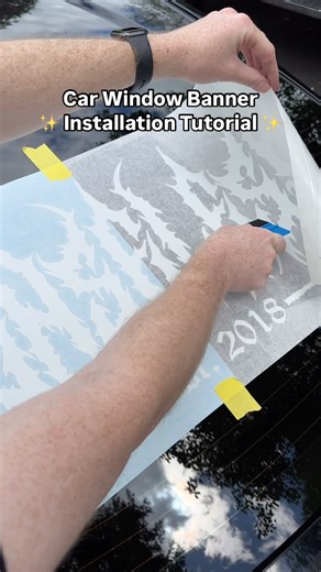 Senseless Co on Instagram: "Here is a full car window banner installation tutorial! If you’re installing a Senseless rear window banner this is the easiest way to do it! Here we are installing the 36in variant of our Metal Logo V2 Window Banner! Make sure to check out our shop for more vinyl windshield banners, vinyl car stickers, and other car window stickers! . . . . #windowbanner #vinylbanner #vinylstickers #stickerinstallation #stickershop"