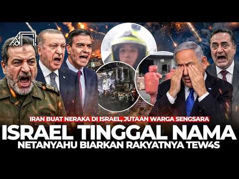 Warga Israel Ketakutan 1.000 Rudal Iran Meldak Dimana-mana, "Netanyahu Pengecut Hanya Bersembunyi"