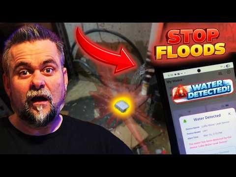 MOCREO WiFi Water Leak Detector Review 💧 | Easy Setup + Sump Pump Install (Smart App Test!)