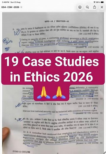 Ethics 19 Case Studies??