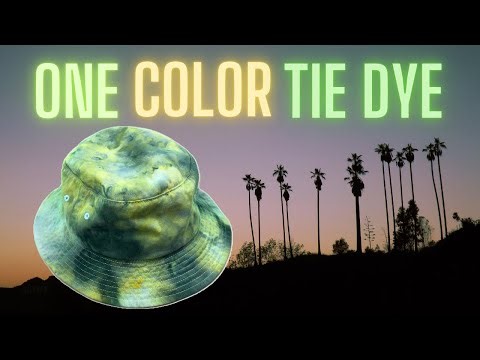 How to Tie Dye | Bucket Hat Ice Dye Tutorial