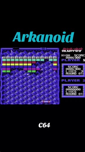 Arkanoid C64, Great conversion #oldschool #fyp #commodore #retro #computers