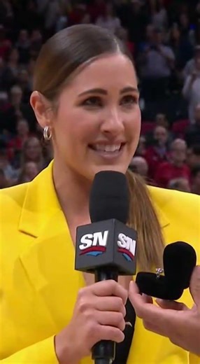 UNBELIEVABLE ON-COURT PROPOSAL! Basketball Star Drops to One Knee During LIVE Interview #NBA #Shorts