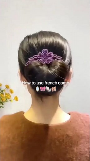 How to use French comb 🫧🦢