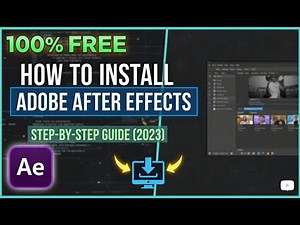 How to install Adobe After Effects 2023 for Free | Software Guide Step-by-Step | #fypシ #fps #free