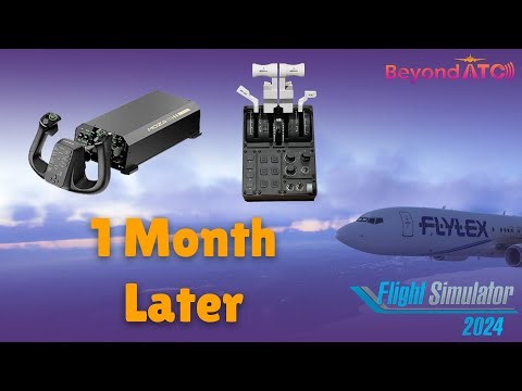 MOZA AY210 YOKE AND MTQ THROTTLE 1 MONTH LATER IMPRESSIONS | MSFS | FLIGHT SIM 2024