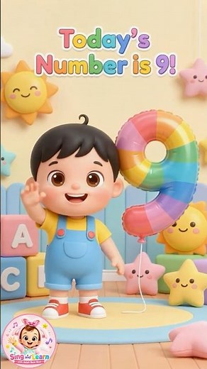 Number 9 Song for Kids | March and Count