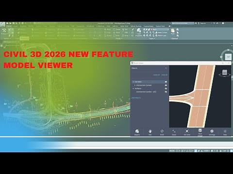 Civil 3D 2026 NEW FEATURE - Model Viewer