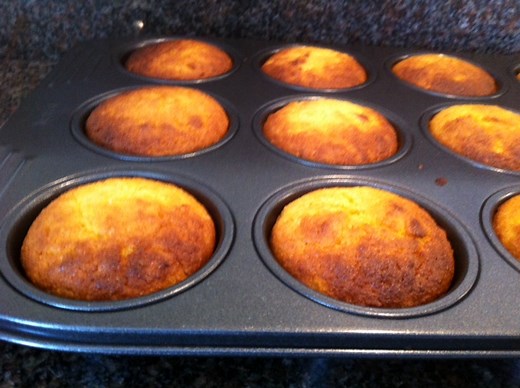 Mini-gâteau au yaourt coeur au chocolat