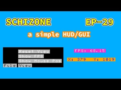 simple GUI/HUD in x86 assembly | SCHIZONE EP-29