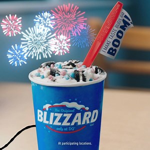 255K views · 933 reactions | CAUTION: EXPLOSIVE FLAVOUR! Try the new OREO Firework Blizzard Treat before July ends. | Dairy Queen | Facebook