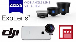 The ExoLens® PRO with Optics by ZEISS wide-angle accessory lens. With its intricate and newly developed aspheric optical design, this accessory lens (field angle factor 0.6x) features edge-to-edge contrast rendition that's one of a kind. Chromatic aberration corrected, bright dark transitions in the image and, highlights are largely free from colored artifacts. Used with the Filmic Pro App & DJI Osmo Mobile 2 it's a perfect combination. ExoLens ZEISS Camera Lenses ZEISS Group Zeiss Fortaleza DJI