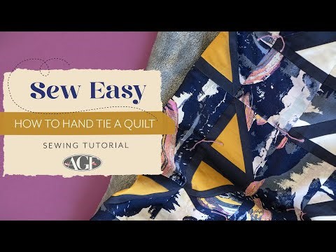 How To Hand Tie A Quilt