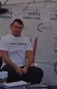 New slow motion footage appears to show that the bullet ricochets off of Charlie Kirks bullet proof vest & into his neck