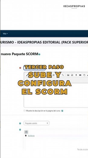 ¿Sabes cómo subir un paquete SCORM a una LMS?