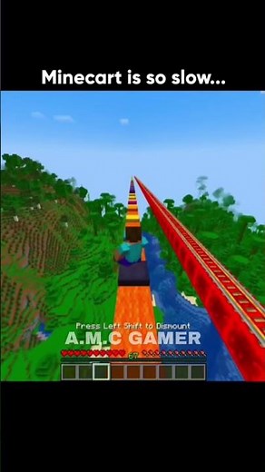 🚀 Minecraft Speed Hack (No Mods, No Commands)! 😳 #gaming