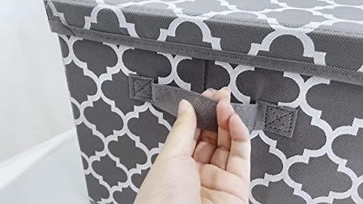 Fabric Storage Boxes with Lids