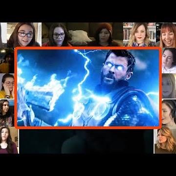 Thor Arrives In Wakanda reaction mashup |girls reaction