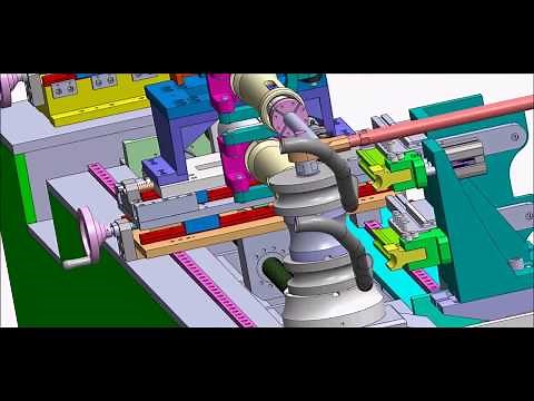 CNC TUBE BENDING MACHINE DESIGN IN CAD
